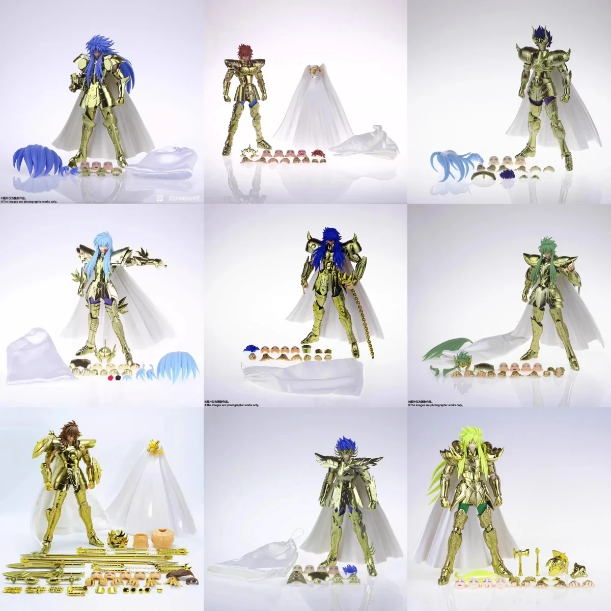 In Stock ST Saint Seiya Mythic Cloth EX Manigordo/Scorpio/Gemini Defteros/Capricorn Lost Canvas Zodiac Knight Action Figure Toy
In Stock ST Saint Seiya Mythic Cloth EX Manigordo/Scorpio/Gemini Defteros/Capricorn Lost Canvas Zodiac Knight Action Figure Toy