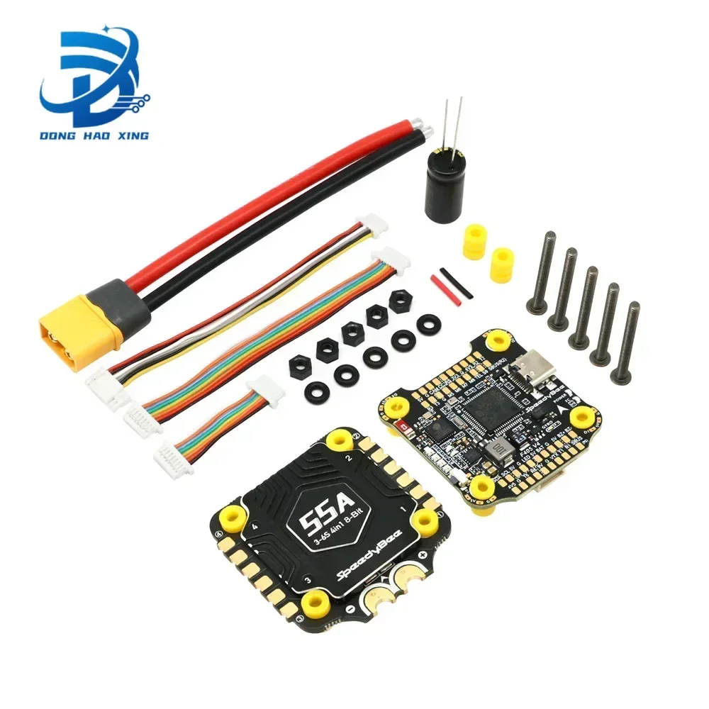 For Speedybee F405 V4 Stack BLS 55A 4-in-1 ESC&FC RC iNAV Betaflight Configure Bluetooth 3-6S FPV 5-8 inch frame Drone parts
For Speedybee F405 V4 Stack BLS 55A 4-in-1 ESC&FC RC iNAV Betaflight Configure Bluetooth 3-6S FPV 5-8 inch frame Drone parts