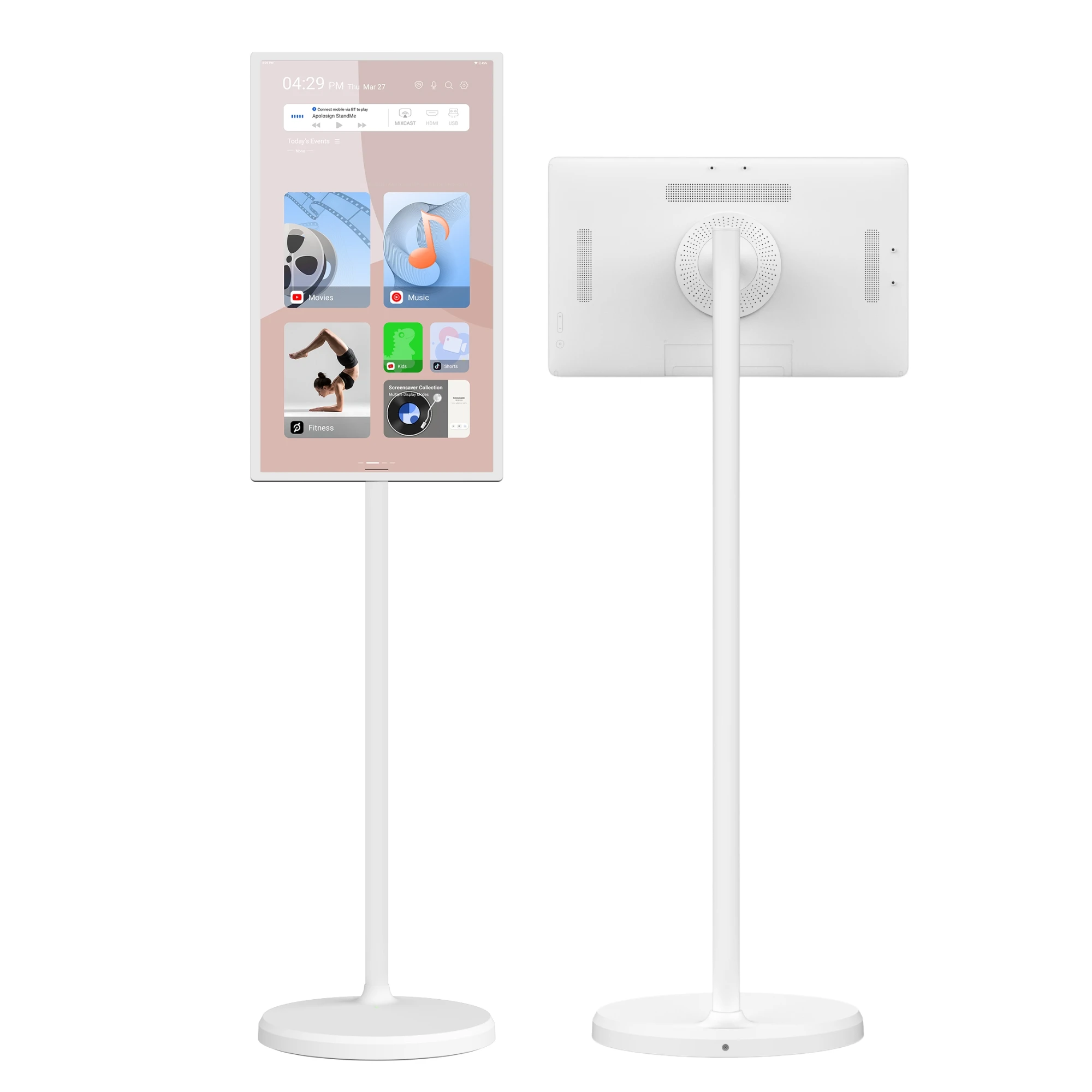 Smart Portable Display Touch Screen Smart TV Android 12 21.5 Inch Removable Rechargeable White 4 + 128GB LCD Smart TV
Smart Portable Display Touch Screen Smart TV Android 12 21.5 Inch Removable Rechargeable White 4 + 128GB LCD Smart TV