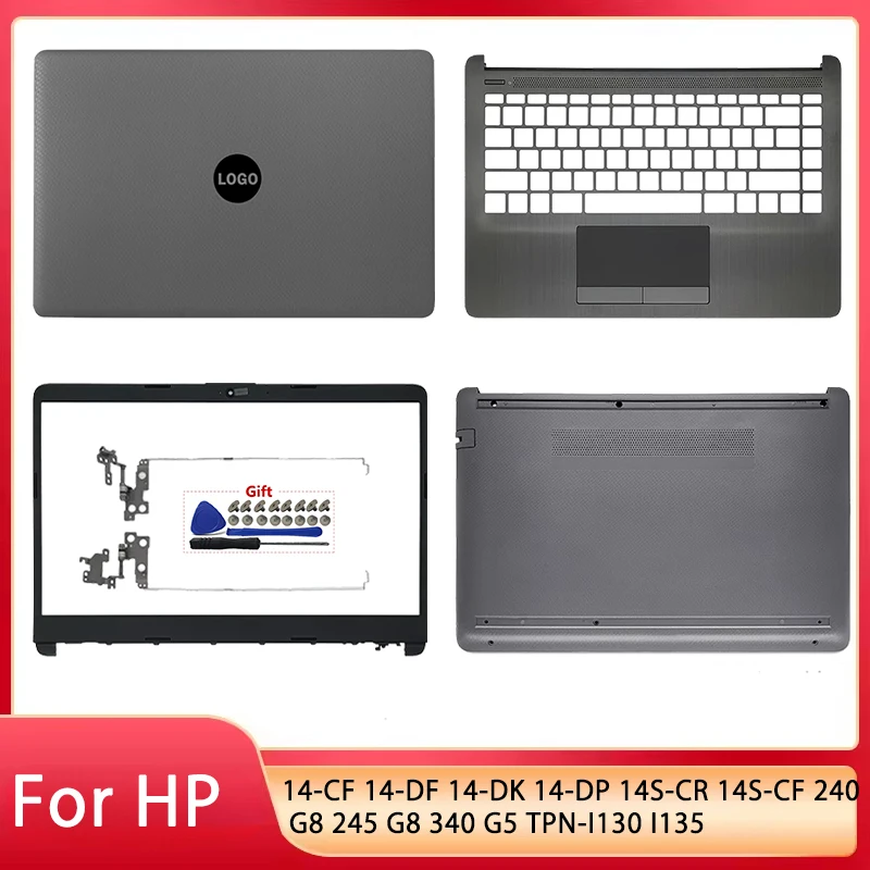For HP 14-CF 14-DF 14-DK 14-DP 14S-CR 14S-CF 240 G8 245 G8 340 G5 TPN-I130 I135 LCD Back Cover Bezel Palmrest Bottom Case Gray
For HP 14-CF 14-DF 14-DK 14-DP 14S-CR 14S-CF 240 G8 245 G8 340 G5 TPN-I130 I135 LCD Back Cover Bezel Palmrest Bottom Case Gray