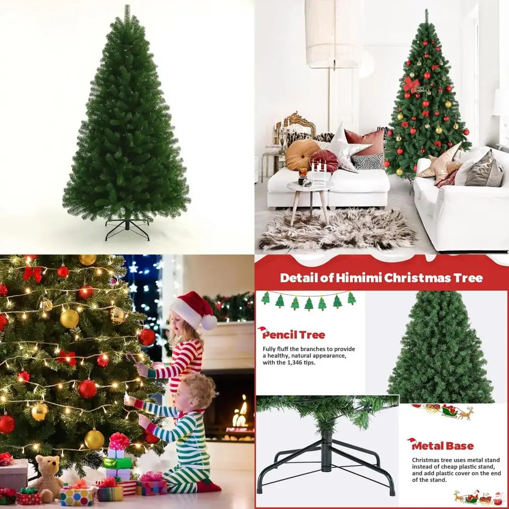 Искусственная рождественская елка премиум-класса с зелеными шарнирами, 6 футов, простая сборка, неосвещенная, автоматическое открытие, идеально подходит для украшения праздничной вечеринки
Искусственная рождественская елка премиум-класса с зелеными шарнирами, 6 футов, простая сборка, неосвещенная, автоматическое открытие, идеально подходит для украшения праздничной вечеринки