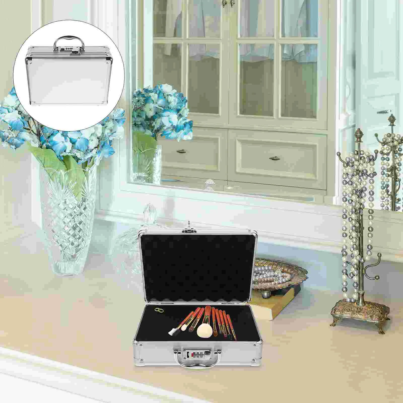 1 Aluminum Alloy Multifunctional Hand Carrying Case Tool Box Foam Insert Heavy Duty Portable ganizer Silver Small Size for Car
1 Aluminum Alloy Multifunctional Hand Carrying Case Tool Box Foam Insert Heavy Duty Portable ganizer Silver Small Size for Car