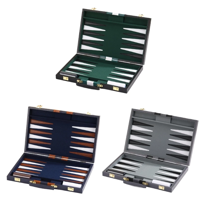 Q84C Waterproof PU Leather Backgammon Board With Full Accessory For Adults And Kids
Q84C Waterproof PU Leather Backgammon Board With Full Accessory For Adults And Kids