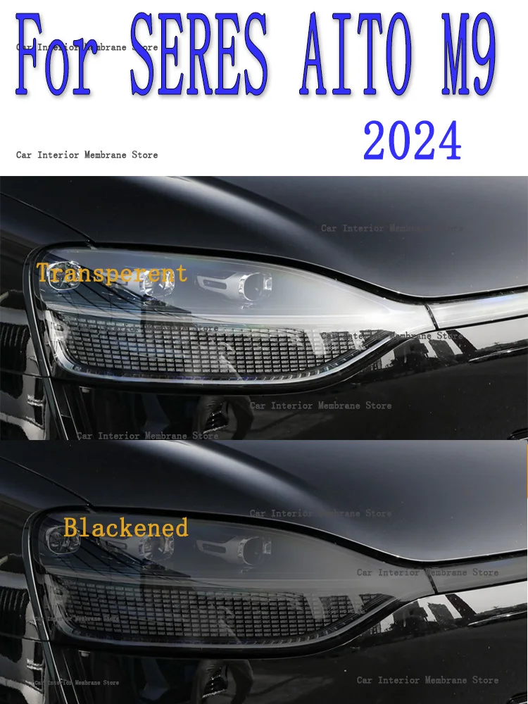 For SERES AITO M9 2024 Car Exterior Headlight Anti-scratch Front Lamp Tint TPU Protective Film Accessories Sticker
For SERES AITO M9 2024 Car Exterior Headlight Anti-scratch Front Lamp Tint TPU Protective Film Accessories Sticker