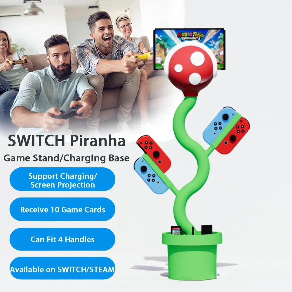 Switch Stand Storage Holder NS Cannibal Flower Organizer Rack Charging Switch Stand Desktop Ornament Holder Accessories Gift
Switch Stand Storage Holder NS Cannibal Flower Organizer Rack Charging Switch Stand Desktop Ornament Holder Accessories Gift