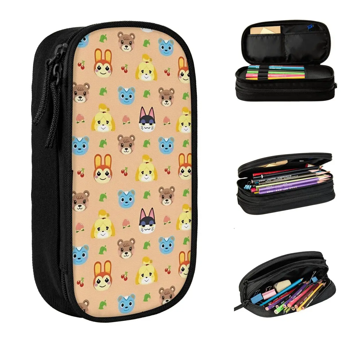 Funny Game Animals Game Crossing Pencil Cases Cartoon New Pencilcases Pen Holder Big Capacity Pencil Bags School Supplies Gifts
Funny Game Animals Game Crossing Pencil Cases Cartoon New Pencilcases Pen Holder Big Capacity Pencil Bags School Supplies Gifts