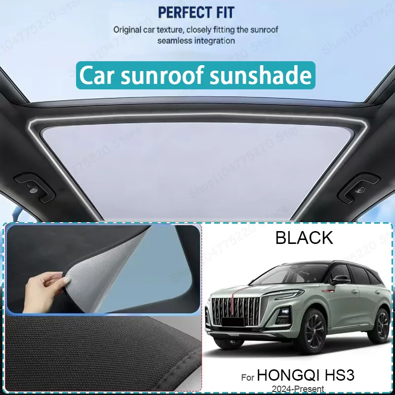 For HONGQI HS3 2024-Present Car Sunroof Sunshade Heat Insulation UV Protection Electrostatic Suede Skylight Cover
For HONGQI HS3 2024-Present Car Sunroof Sunshade Heat Insulation UV Protection Electrostatic Suede Skylight Cover