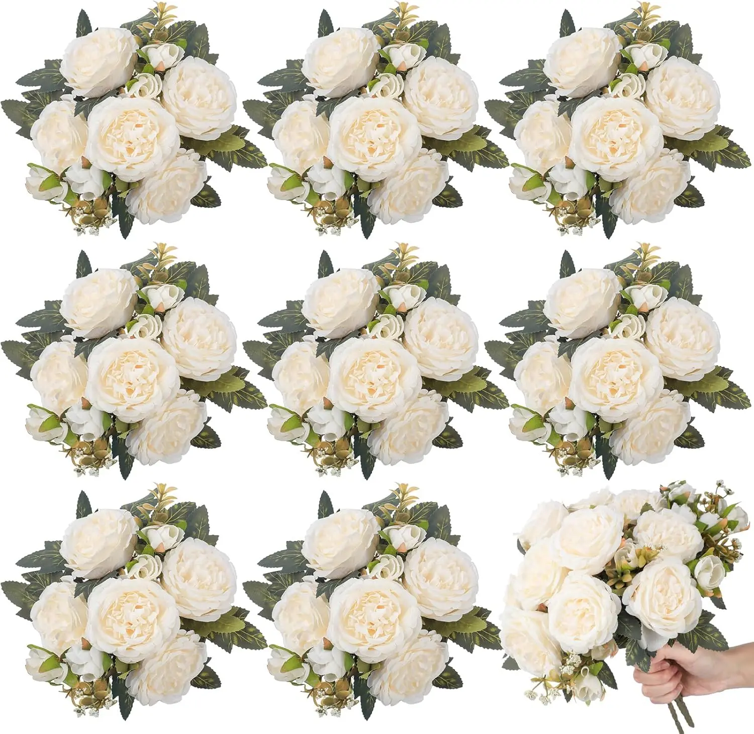 8 Bundles Artificial Peonies Flowers Boho Faux Flowers Arrangements Artificial Centerpiece Spring Bouquet Floral Wedding
8 Bundles Artificial Peonies Flowers Boho Faux Flowers Arrangements Artificial Centerpiece Spring Bouquet Floral Wedding