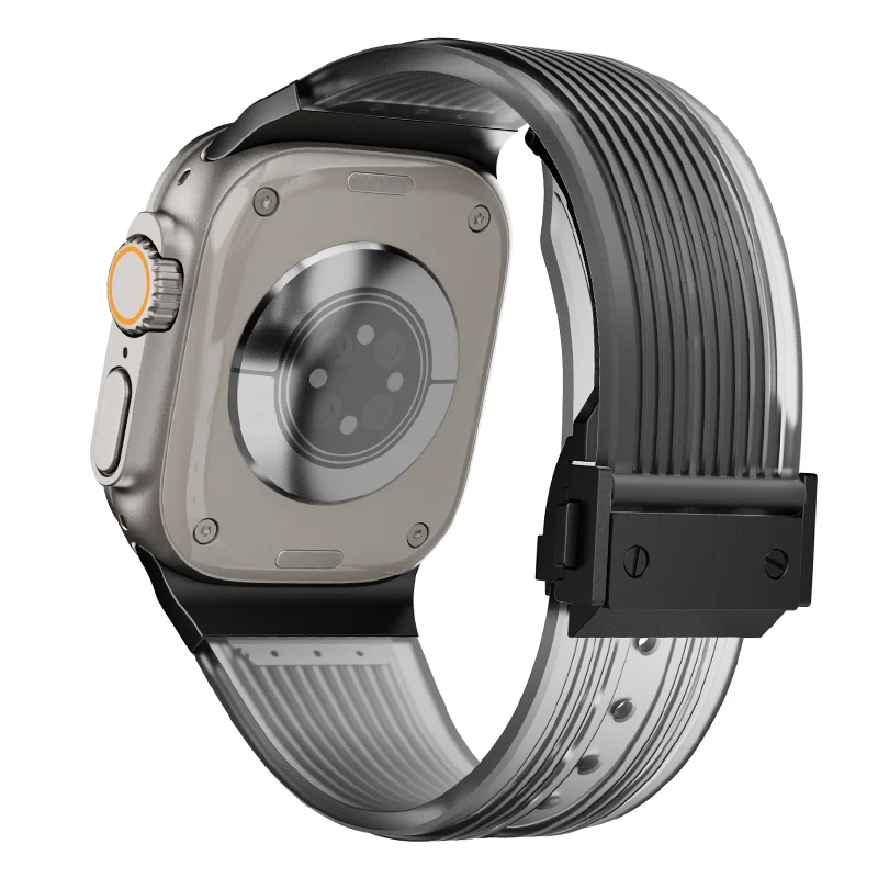Силиконовый прозрачный ремешок для Apple Watch Ultra 2 49 мм 44 мм 45 мм, спортивный браслет для iWatch Series 9 8 7 42 Se 6 5 4, прозрачный браслет
Силиконовый прозрачный ремешок для Apple Watch Ultra 2 49 мм 44 мм 45 мм, спортивный браслет для iWatch Series 9 8 7 42 Se 6 5 4, прозрачный браслет