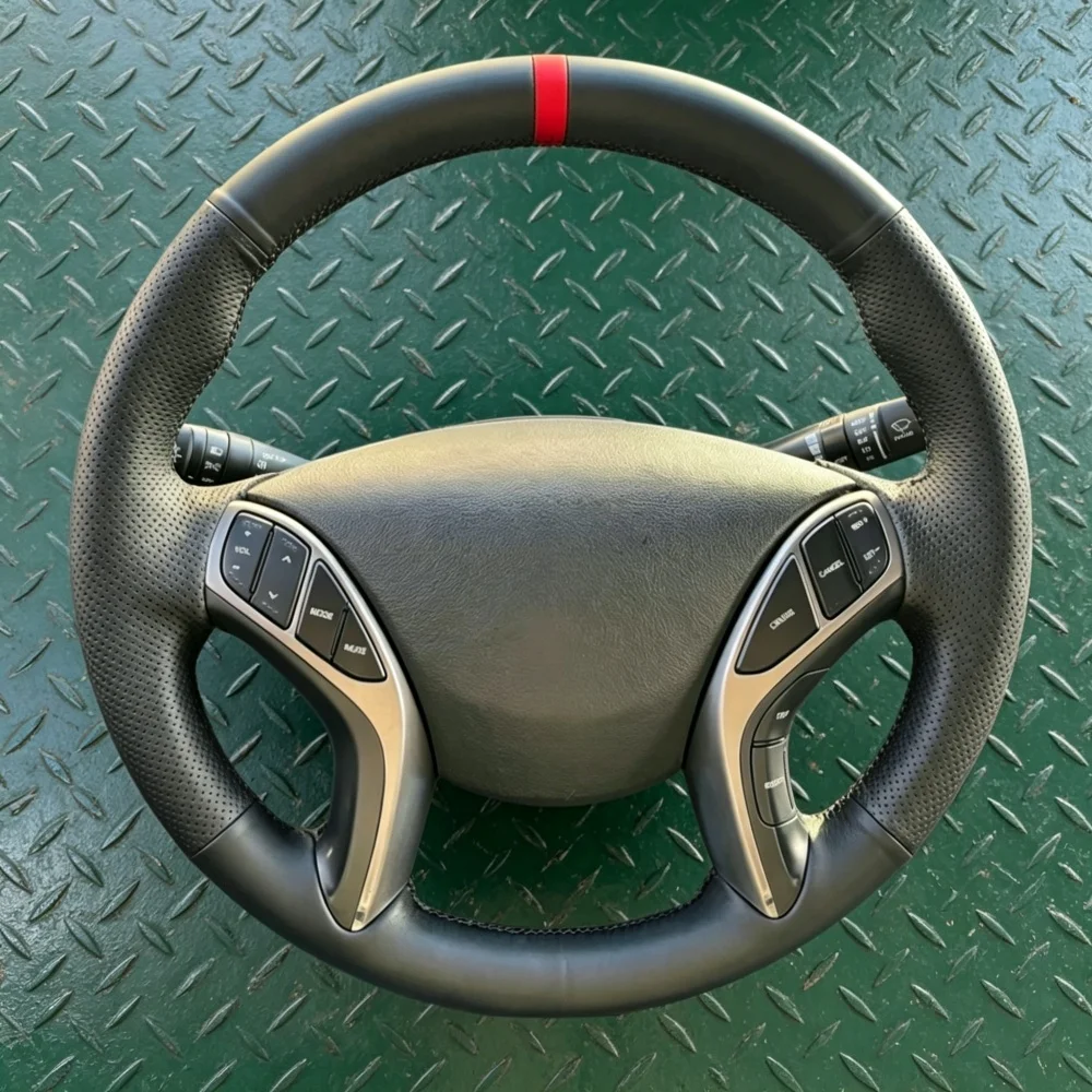 Hand-stitched Black Microfiber Leather 2011-2016 Avante i30 2012-2016 Steering Wheel Cover For Hyundai Elantra Car Accessories
Hand-stitched Black Microfiber Leather 2011-2016 Avante i30 2012-2016 Steering Wheel Cover For Hyundai Elantra Car Accessories