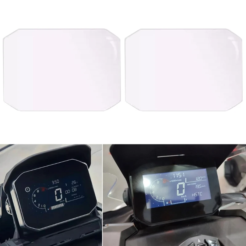 2Pcs Transparent Cluster Display Film Motorcycle Instrument Scratch Protection Film Dashboard Screen Protector for ADV350
2Pcs Transparent Cluster Display Film Motorcycle Instrument Scratch Protection Film Dashboard Screen Protector for ADV350