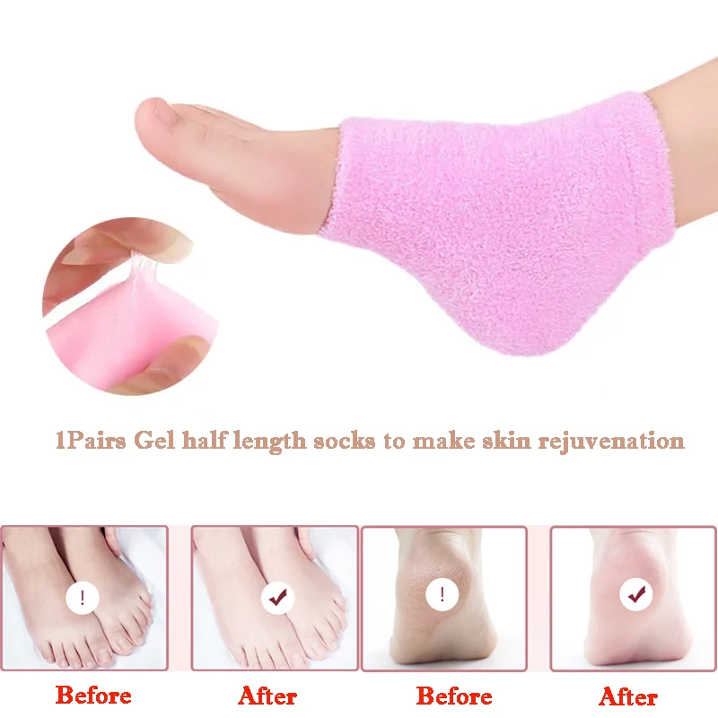 1Set Feather Yarn Foot Protection Cover Moisturizing Gel-Lined Heel Socks Relief Dry Cracked Spa Sock Skin Friendly Elastic Care
1Set Feather Yarn Foot Protection Cover Moisturizing Gel-Lined Heel Socks Relief Dry Cracked Spa Sock Skin Friendly Elastic Care