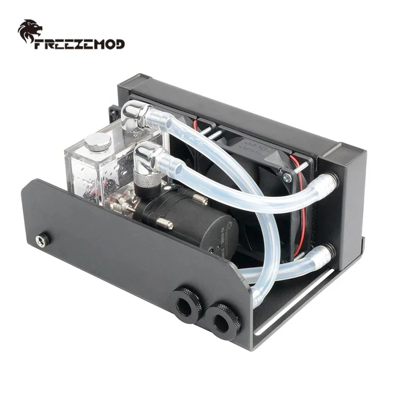 FREEZEMOD Компьютерный модуль водяного охлаждения, 160 мм, алюминиевый радиатор, 80 мм, двойной подъем вентилятора, 4 м, расход 600 л/ч SLMZ-V-T
FREEZEMOD Компьютерный модуль водяного охлаждения, 160 мм, алюминиевый радиатор, 80 мм, двойной подъем вентилятора, 4 м, расход 600 л/ч SLMZ-V-T