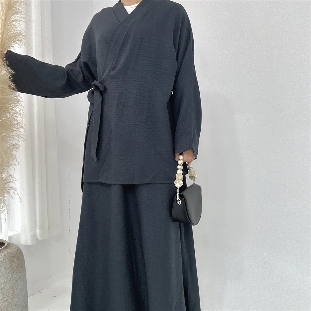 Новинка 2024, элегантное платье Khimar для мусульманских женщин, роскошная абайя Дубая, женское скромное платье, комплект из двух предметов, мусульманская одежда
Новинка 2024, элегантное платье Khimar для мусульманских женщин, роскошная абайя Дубая, женское скромное платье, комплект из двух предметов, мусульманская одежда