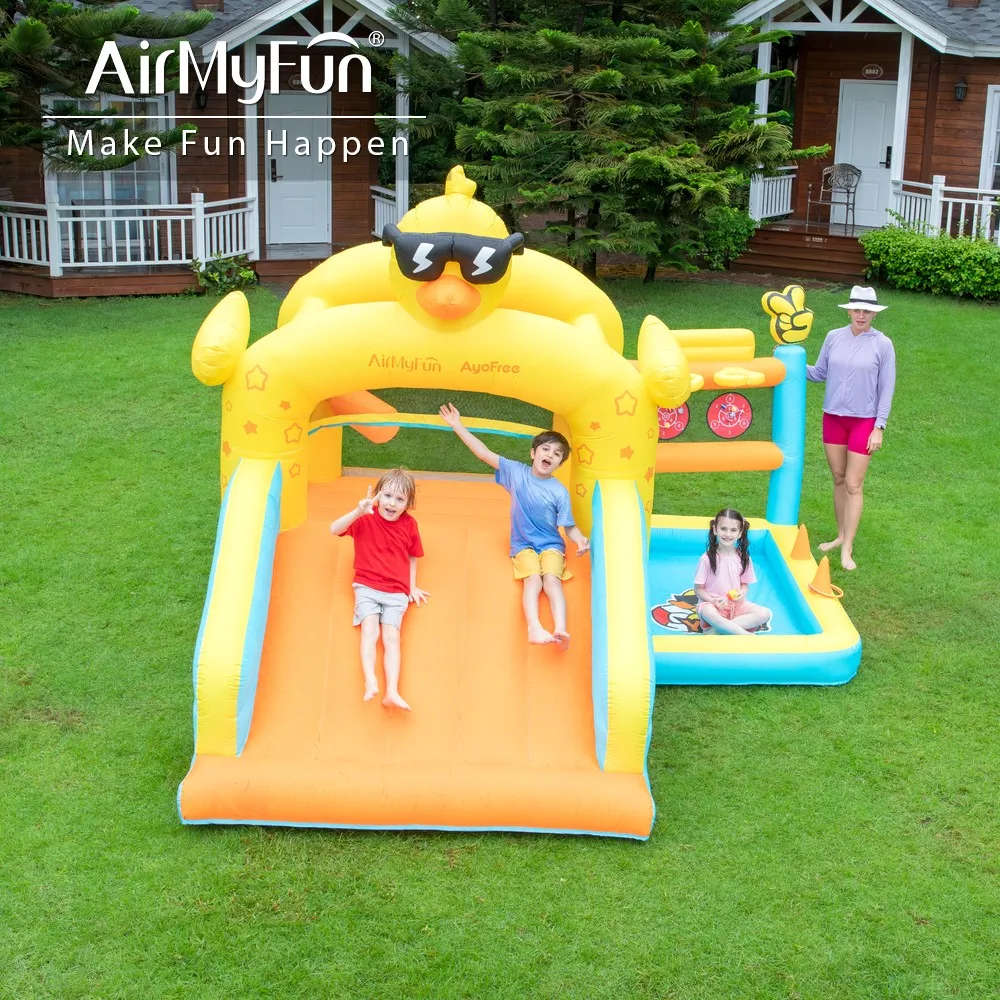 Airmyfun New Design Inflatable Castle Bounce House Duck Bounce Large Slide Combination Children's Inflatable Bounce Castle
Airmyfun New Design Inflatable Castle Bounce House Duck Bounce Large Slide Combination Children's Inflatable Bounce Castle