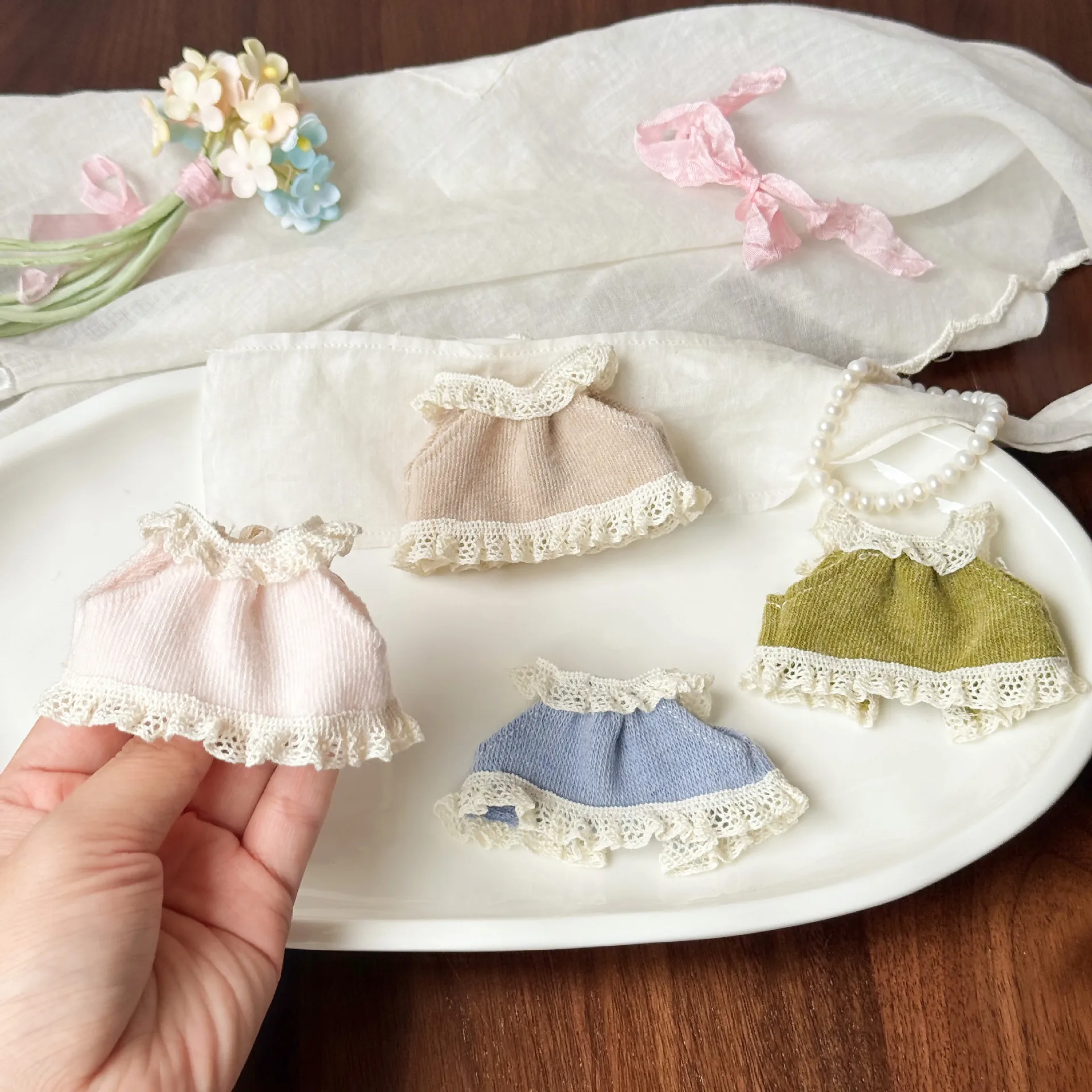 10cm Doll Outfits for Zsiga Spring Summer Knitted Dress, Mini Figure Replacement Costume, 1/6 BJD Doll Clothes
10cm Doll Outfits for Zsiga Spring Summer Knitted Dress, Mini Figure Replacement Costume, 1/6 BJD Doll Clothes