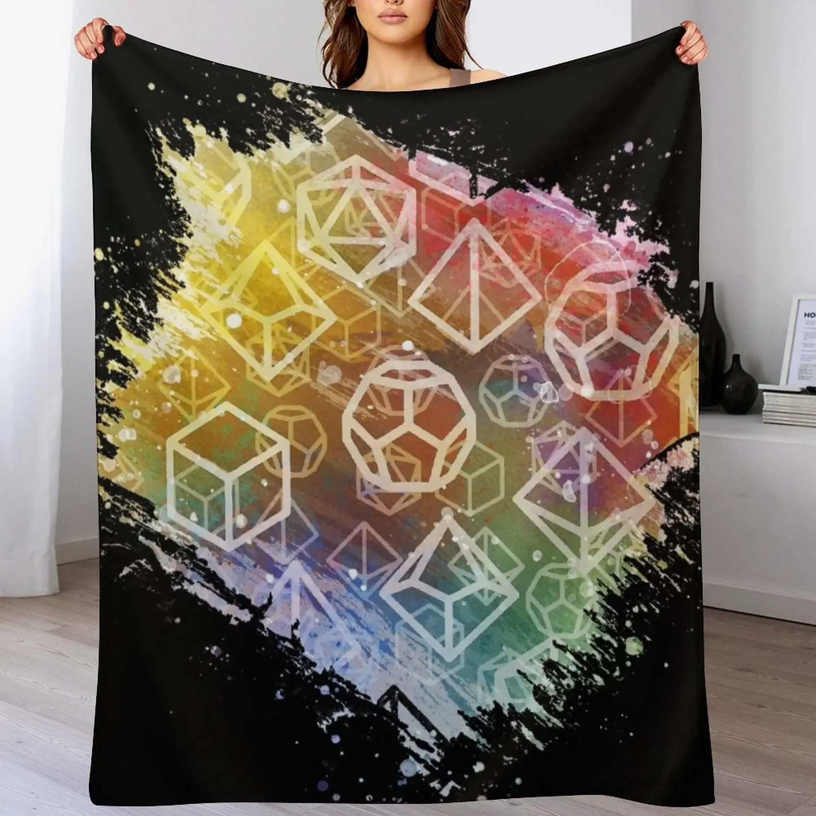 D20 Dice: Watercolor Rainbow Throw Blanket For Decorative Sofa decorative Blankets
D20 Dice: Watercolor Rainbow Throw Blanket For Decorative Sofa decorative Blankets