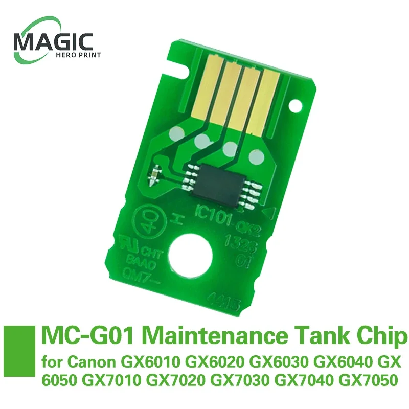 Magic Hero MC-G01 Maintenance Box Chip for Canon GX6010 GX6020 GX6030 GX6040 GX6050 GX7010 GX7020 GX7030 GX7040 GX7050 GX7070
Magic Hero MC-G01 Maintenance Box Chip for Canon GX6010 GX6020 GX6030 GX6040 GX6050 GX7010 GX7020 GX7030 GX7040 GX7050 GX7070