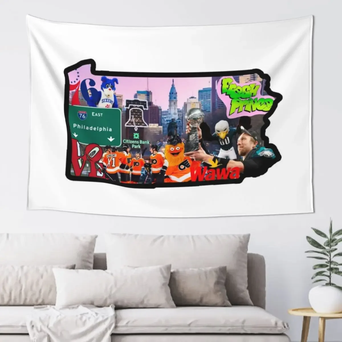 Philly Tapestry Wall Hangings Decoration Room Decor Cute Carpet Wall Bedrooms Decor Tapestry
Philly Tapestry Wall Hangings Decoration Room Decor Cute Carpet Wall Bedrooms Decor Tapestry