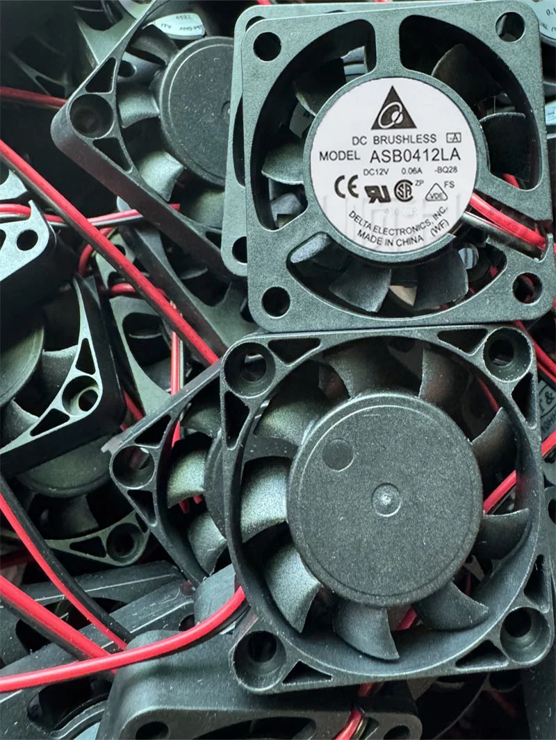 Delta ASB0412LA DC 12V 0.06A 40x40x10mm 2-Wire Server Cooling Fan
Delta ASB0412LA DC 12V 0.06A 40x40x10mm 2-Wire Server Cooling Fan