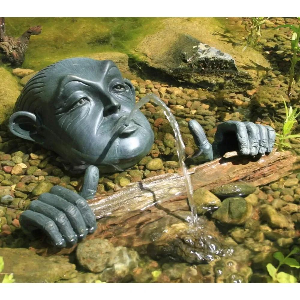 Water Spitters Face and Hands Pond and Garden Water Fountain, Patina for Outdoor garden Water Spitter
Water Spitters Face and Hands Pond and Garden Water Fountain, Patina for Outdoor garden Water Spitter