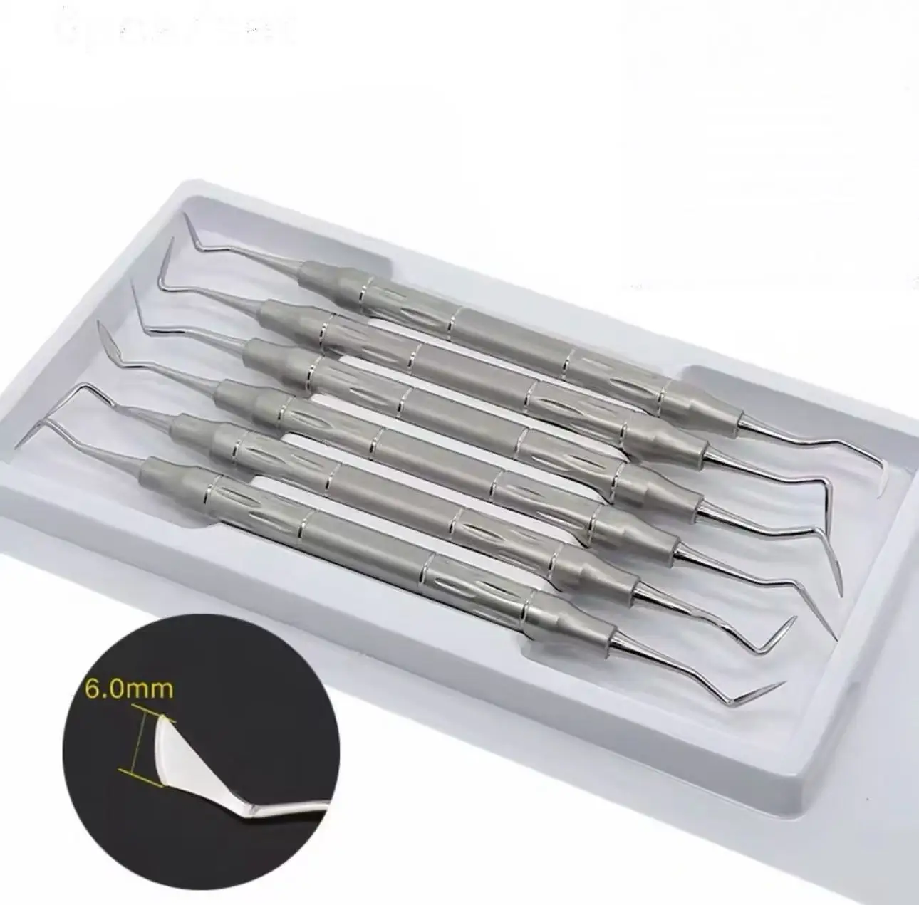 6Pcs Dental Periodontal Scalers Orban Knife and Kirkland Stainless Steel Ligament Separator Dental Scaler Tooth Cleaning Kit
6Pcs Dental Periodontal Scalers Orban Knife and Kirkland Stainless Steel Ligament Separator Dental Scaler Tooth Cleaning Kit