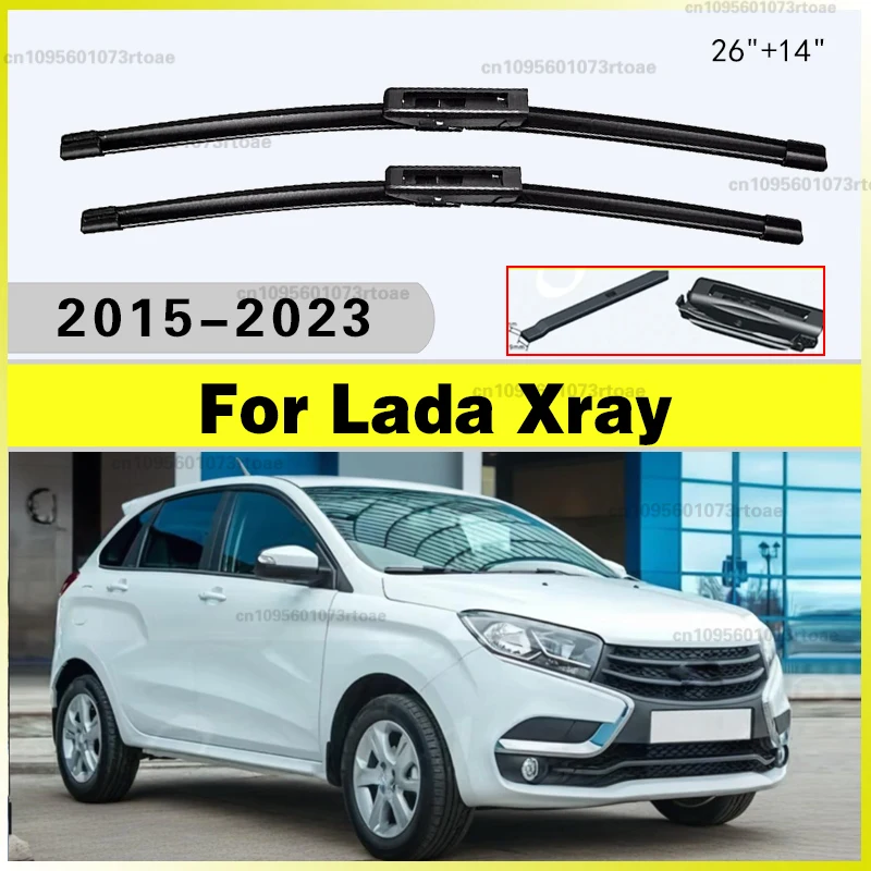 Car Wiper LHD Front Wiper Blades For Lada Xray 2015 - 2023 Windshield Windscreen Clean Window Car Rain Brushes 26"+14"
Car Wiper LHD Front Wiper Blades For Lada Xray 2015 - 2023 Windshield Windscreen Clean Window Car Rain Brushes 26"+14"