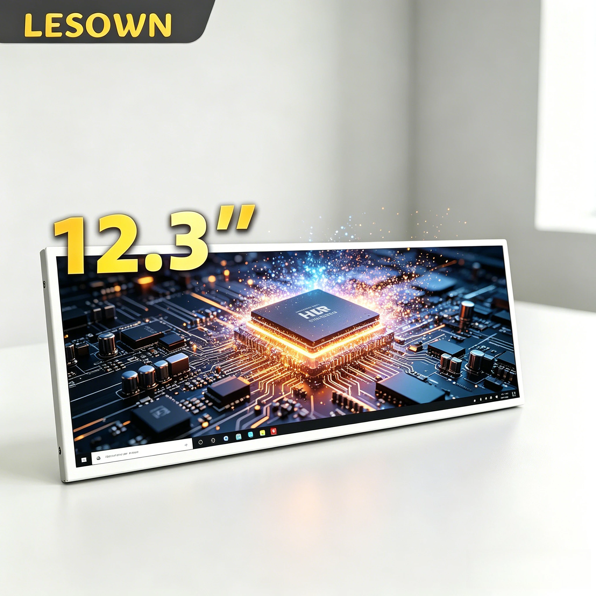 LESOWN 12.3in Performance Stats Bar Display 1920x720 Capacitive IPS Monitor for PC Case Modding Projects via Type-C Cable
LESOWN 12.3in Performance Stats Bar Display 1920x720 Capacitive IPS Monitor for PC Case Modding Projects via Type-C Cable