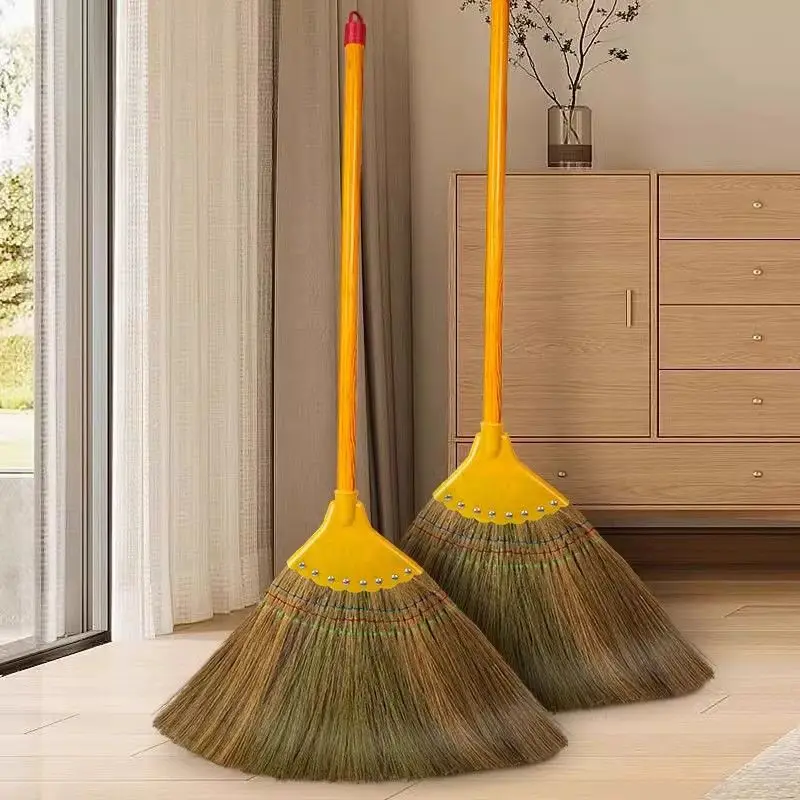 Handmade Thai Style Natural Broom - Extra Long Heavy-Duty Cleaning Broom That Does Not Stick to Hair And Is Suitable for Home, Activity, And Cultural Decoration - Sturdy Asian Grass Construction, Soft Cleaning Tool
Handmade Thai Style Natural Broom - Extra Long Heavy-Duty Cleaning Broom That Does Not Stick to Hair And Is Suitable for Home, Activity, And Cultural Decoration - Sturdy Asian Grass Construction, Soft Cleaning Tool