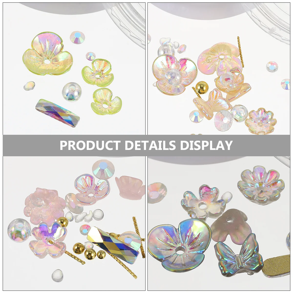 6pcs Mixed Shapes Colorful Nail Art Decorations For Manicure Charm Diy Accessories Rhinestones Beads Sequins Stickers
6pcs Mixed Shapes Colorful Nail Art Decorations For Manicure Charm Diy Accessories Rhinestones Beads Sequins Stickers