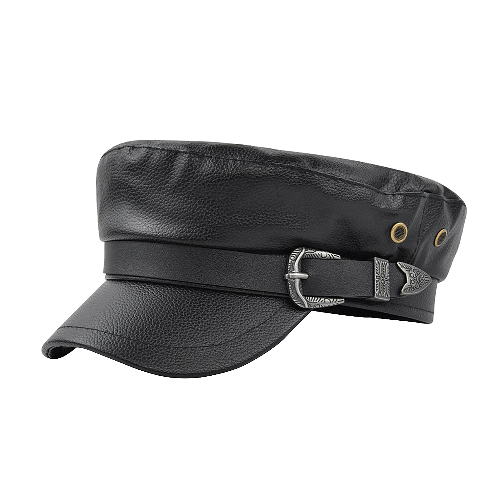 PU Leather Hat Female British Retro Beret PU Hat Korean Style Duck Tongue Octagonal Hat Captain Sailor Military Hat Travel Cap
PU Leather Hat Female British Retro Beret PU Hat Korean Style Duck Tongue Octagonal Hat Captain Sailor Military Hat Travel Cap