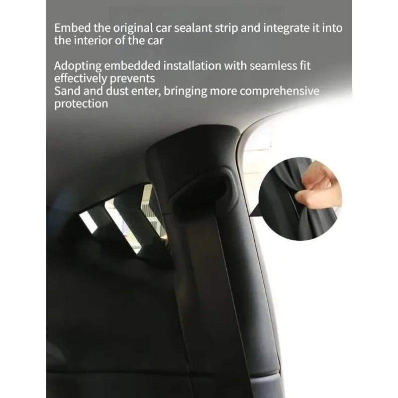 For Tesla Model Y Juniper 2025 C-pillar Guard Protective Pad TPE Trunk Suede Guard Anti Kick Pad Anti-Scratch Car Accessories
For Tesla Model Y Juniper 2025 C-pillar Guard Protective Pad TPE Trunk Suede Guard Anti Kick Pad Anti-Scratch Car Accessories