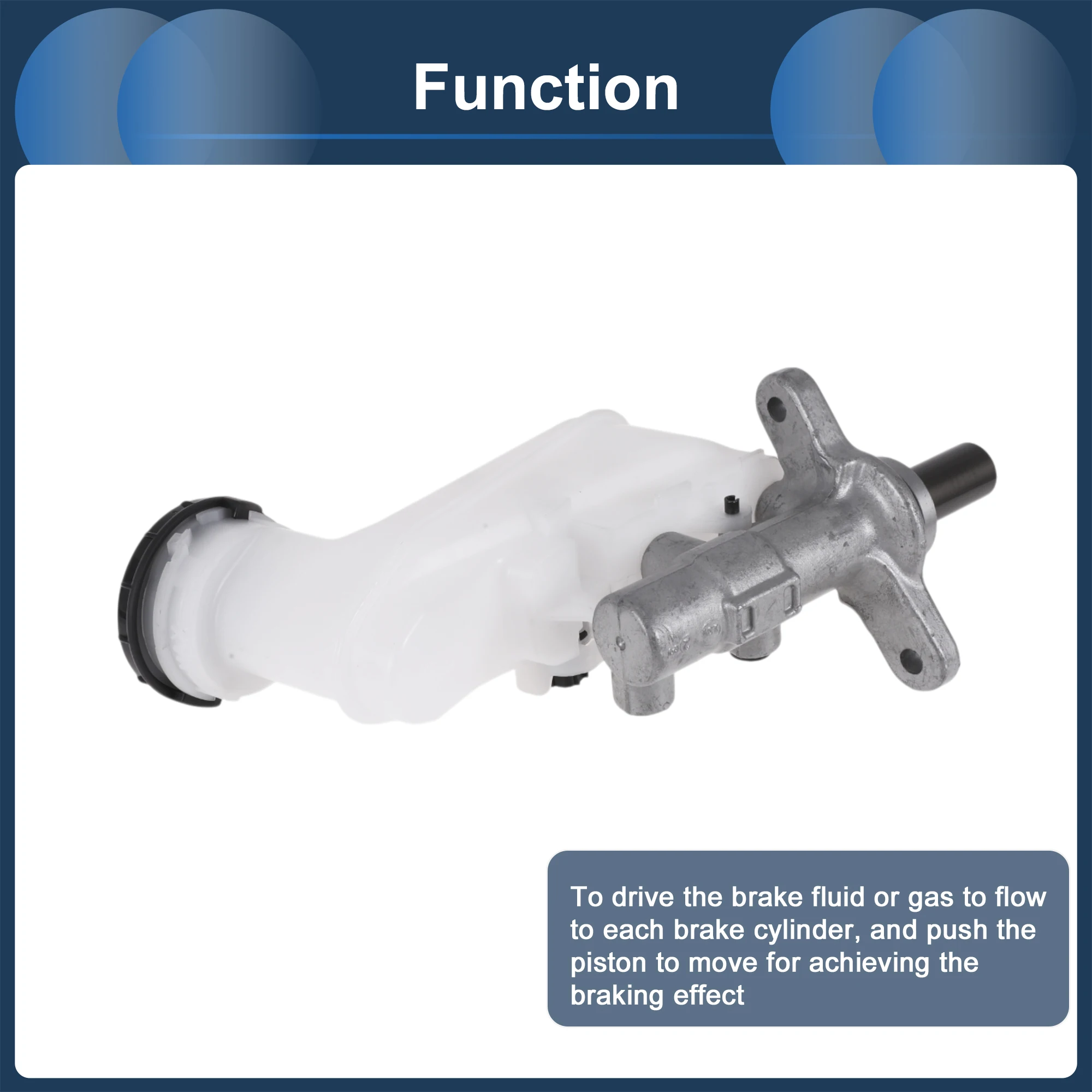 UXCELL Brake Master Cylinder with Reservoir No.46100T2FA01 for Honda Accord 2013-2017 Aluminum Alloy Plastic 1 Pcs
UXCELL Brake Master Cylinder with Reservoir No.46100T2FA01 for Honda Accord 2013-2017 Aluminum Alloy Plastic 1 Pcs
