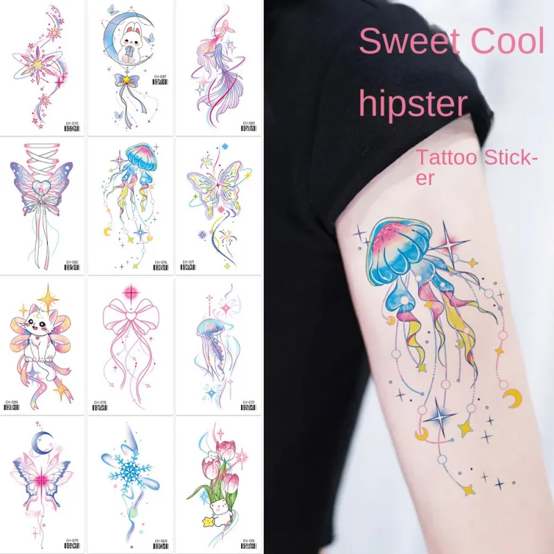 New2Zhang Xiao Fresh Style Tattoo Stickers Sweet Cool Girl Waterproof Long-lasting Butterfly Wrist Sexy Tattoo Stickers
New2Zhang Xiao Fresh Style Tattoo Stickers Sweet Cool Girl Waterproof Long-lasting Butterfly Wrist Sexy Tattoo Stickers