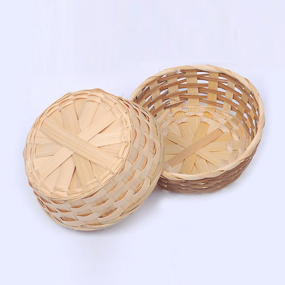 5 Pcs Bamboo Fruit Basket Portable Snack Tray Food Reusable Plate Tabletop Dessert
5 Pcs Bamboo Fruit Basket Portable Snack Tray Food Reusable Plate Tabletop Dessert