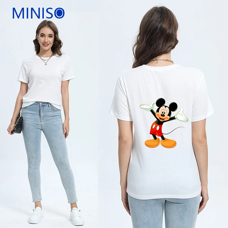 Print Short Sleeve T-Shirt Women's Summer Athleisure Clothes Trend Women's Short Sleeve Top Comfortable Clothing Disney Mickey
Print Short Sleeve T-Shirt Women's Summer Athleisure Clothes Trend Women's Short Sleeve Top Comfortable Clothing Disney Mickey