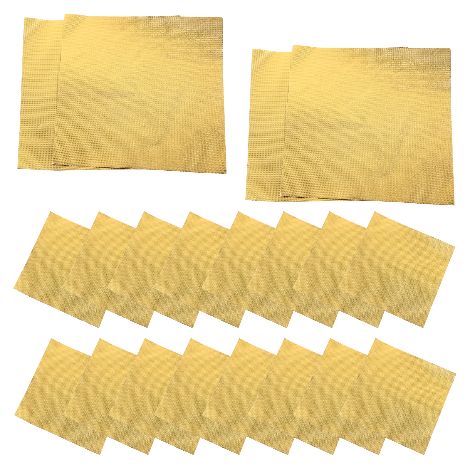 200pcs Candy Wrappers Aluminum Foil Sheets Wrappers Golden Portable Safe Decorate Candies Practical Packaging
200pcs Candy Wrappers Aluminum Foil Sheets Wrappers Golden Portable Safe Decorate Candies Practical Packaging