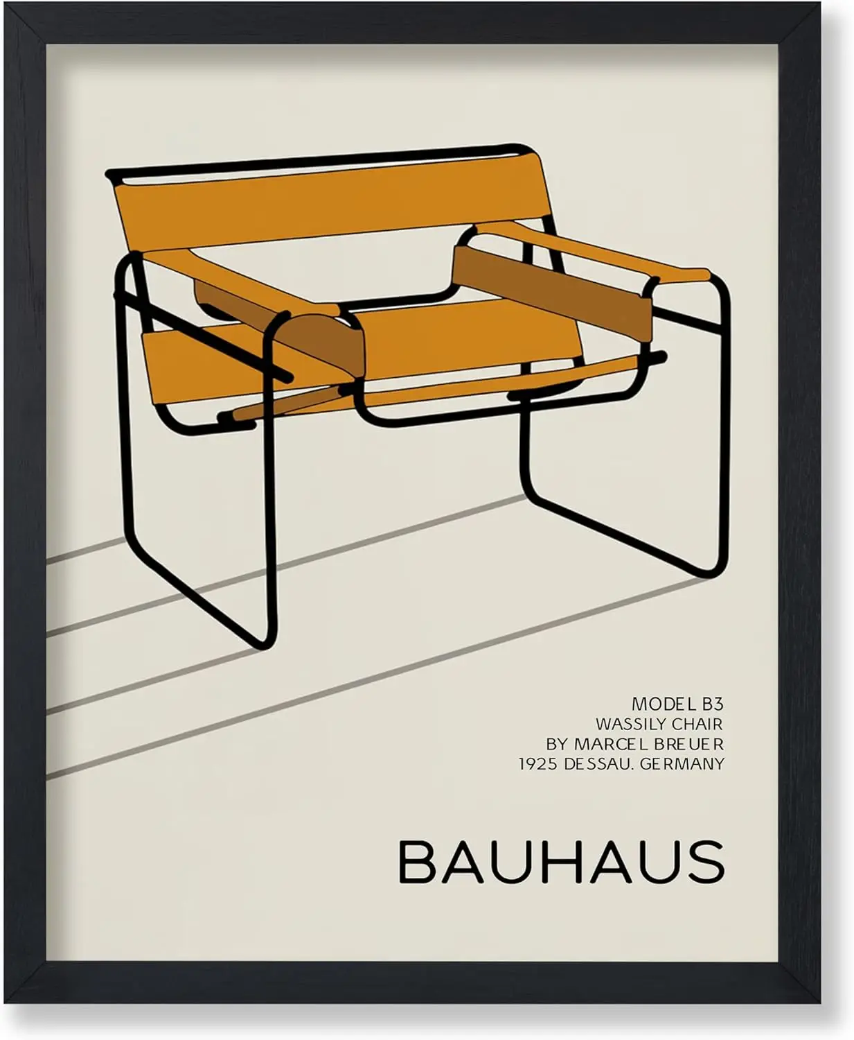 Плакат Bauhaus - Кресло Василий с принтом - Выставочное искусство - Минимальное искусство - Современное искусство - Подарок для мужчин и женщин - Настенный декор для
Плакат Bauhaus - Кресло Василий с принтом - Выставочное искусство - Минимальное искусство - Современное искусство - Подарок для мужчин и женщин - Настенный декор для