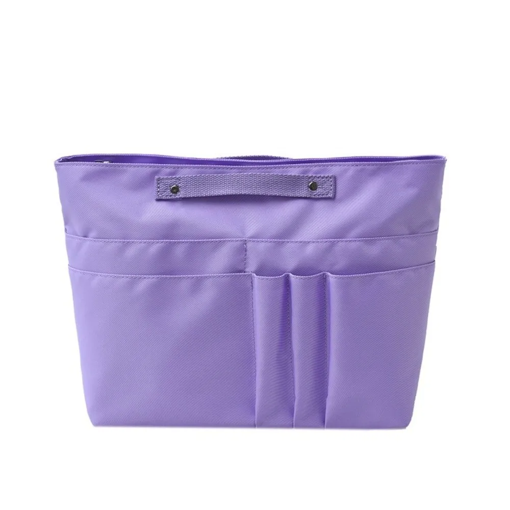 Simple Nylon Handbag Organizer Insert Multi-Pockets Solid Color Tote Bag Organizer Large Capacity Lightweight Makeup Storage Bag
Simple Nylon Handbag Organizer Insert Multi-Pockets Solid Color Tote Bag Organizer Large Capacity Lightweight Makeup Storage Bag