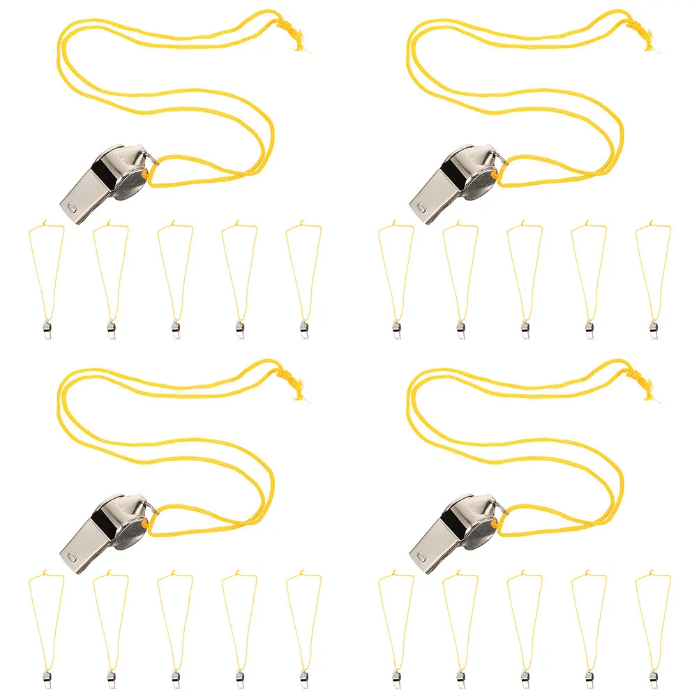 24Pcs Metal Whistle Loud Portable Whistle for Teachers Soccer Basketball Volleyball Referee Training Pe Class Survival
24Pcs Metal Whistle Loud Portable Whistle for Teachers Soccer Basketball Volleyball Referee Training Pe Class Survival