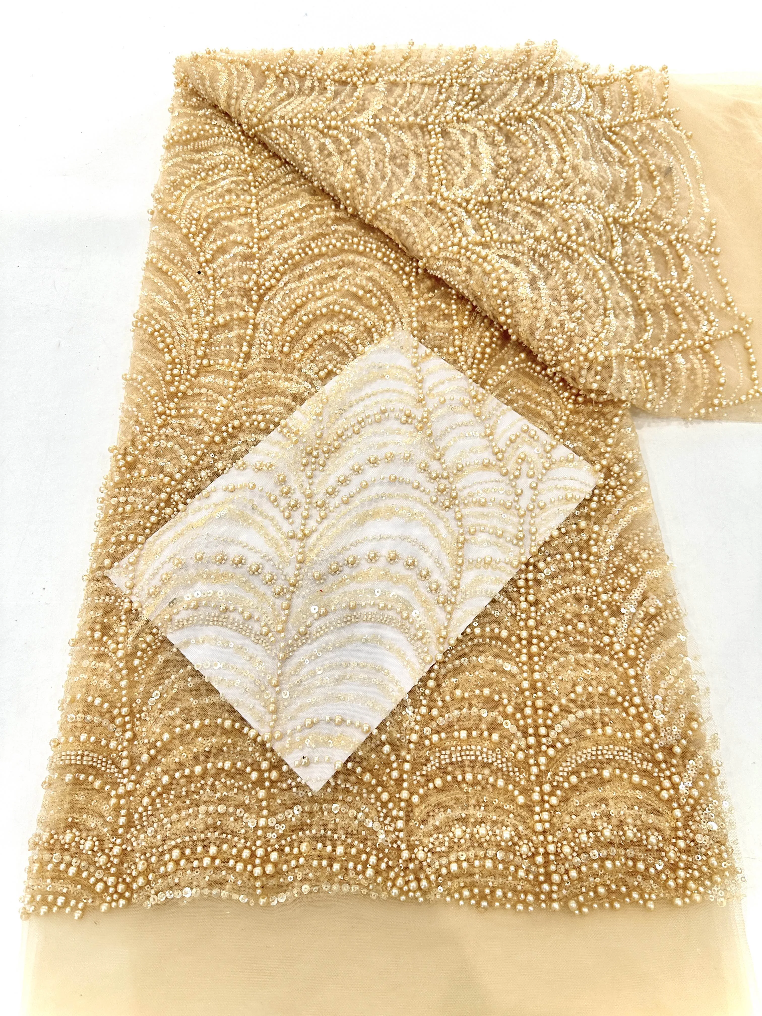 2025 Latest African Sequins Lace Fabric High Quality Embroidery 3D French Flower Beads Nigerian Net Lace For Wedding Party Dress
2025 Latest African Sequins Lace Fabric High Quality Embroidery 3D French Flower Beads Nigerian Net Lace For Wedding Party Dress