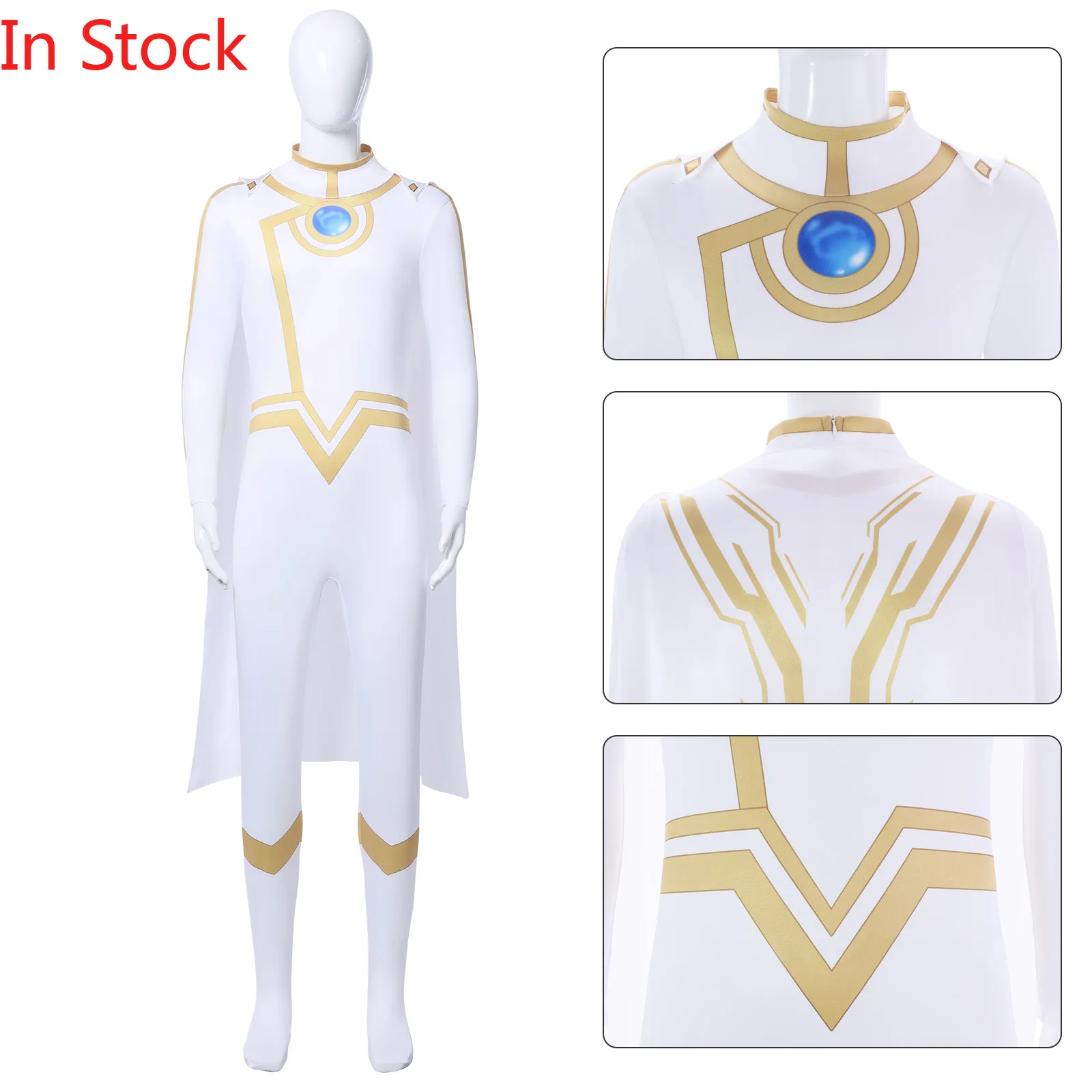 Anime TO BE HERO X NICE Cosplay Costume White Jumpsuit NICE Costume Performance Halloween Role Play Uniform for Men
Anime TO BE HERO X NICE Cosplay Costume White Jumpsuit NICE Costume Performance Halloween Role Play Uniform for Men