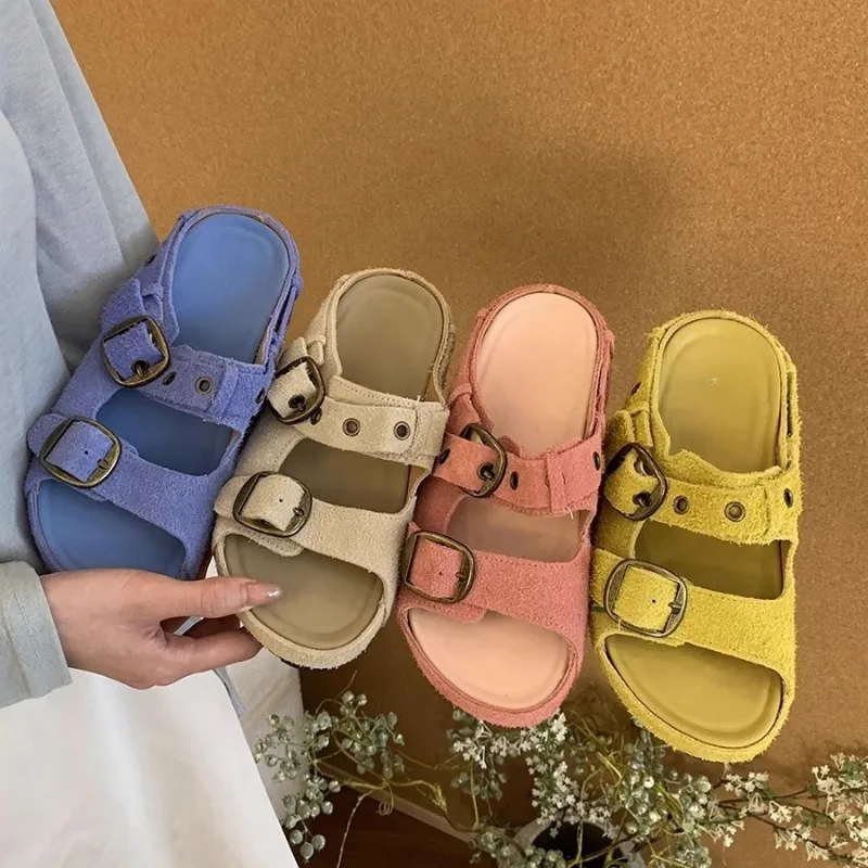 Summer New Womens Shoes Retro Fashion Platform Slippers for Woman Comfortable Vacation Casual Shoes Designer Shoes Zapatos Mujer
Summer New Womens Shoes Retro Fashion Platform Slippers for Woman Comfortable Vacation Casual Shoes Designer Shoes Zapatos Mujer