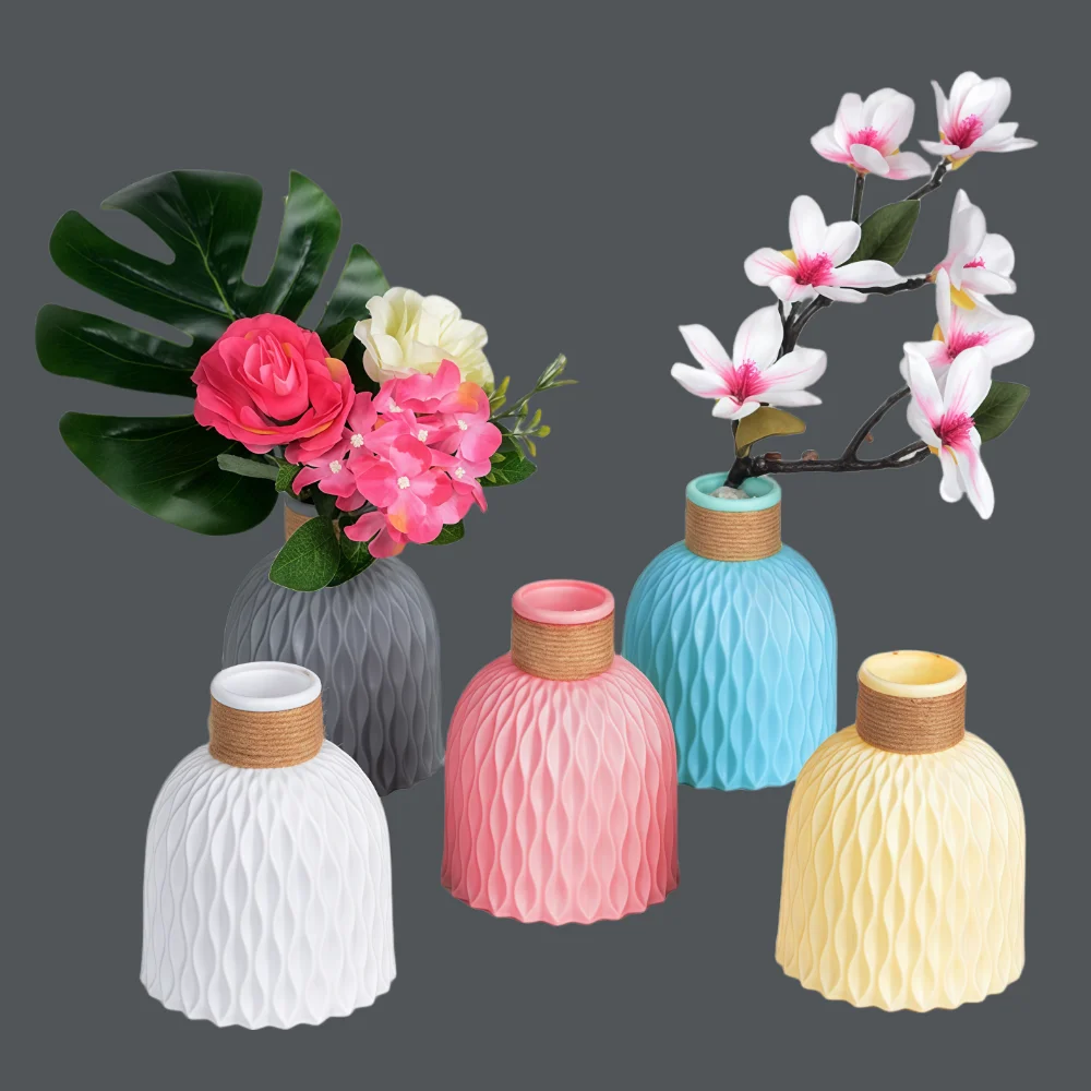 Plastic Flowerpot Flower Vase Dry Flower Bottle Cannot hold water Flower Arrangement Nordic Vases Pineapple Home Decoration
Plastic Flowerpot Flower Vase Dry Flower Bottle Cannot hold water Flower Arrangement Nordic Vases Pineapple Home Decoration