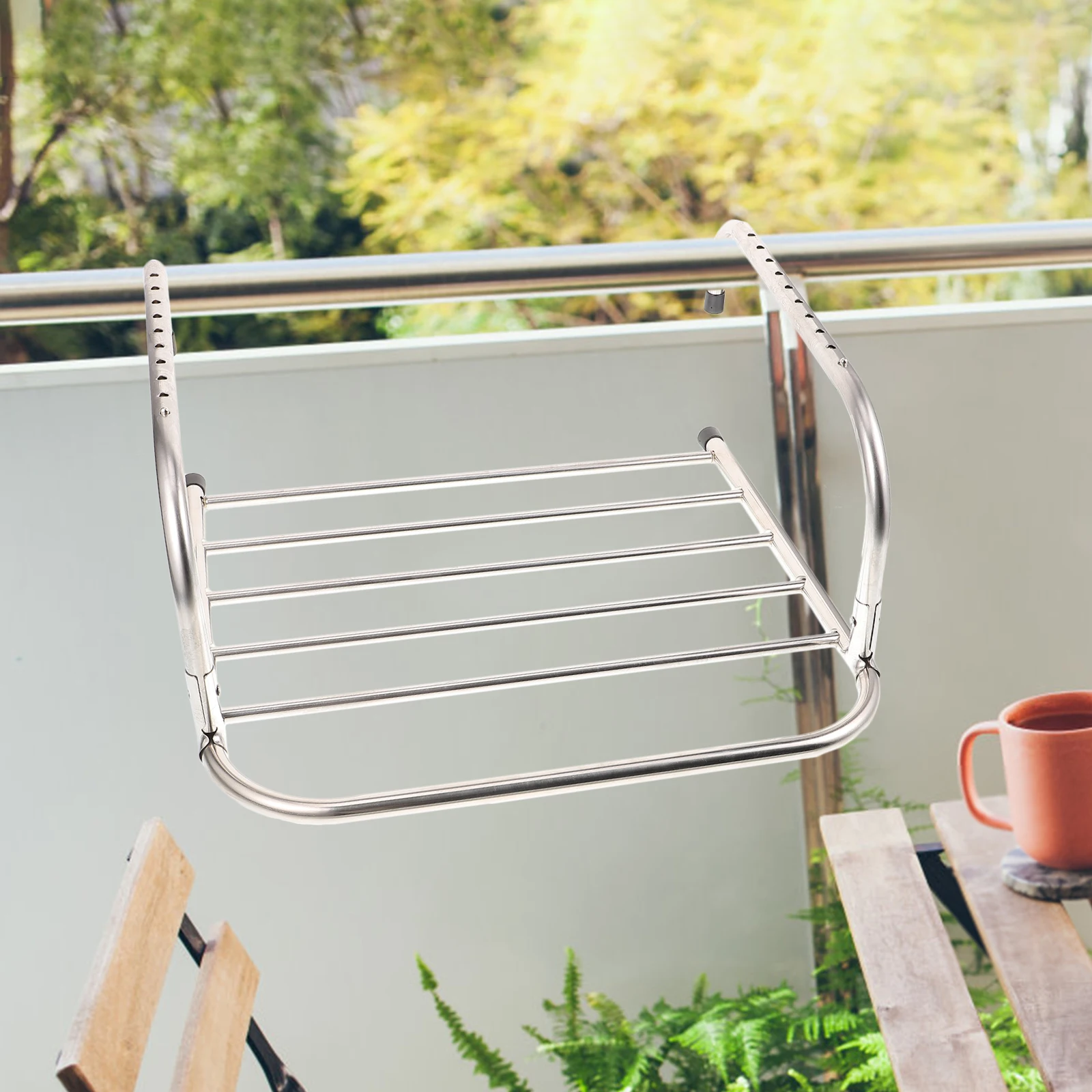 Stainless Steel Folding Clothes Drying Rack Telescopic Indoor Outdoor Windowsill Shoe Towel Rack Multifunctional Home Drying
Stainless Steel Folding Clothes Drying Rack Telescopic Indoor Outdoor Windowsill Shoe Towel Rack Multifunctional Home Drying