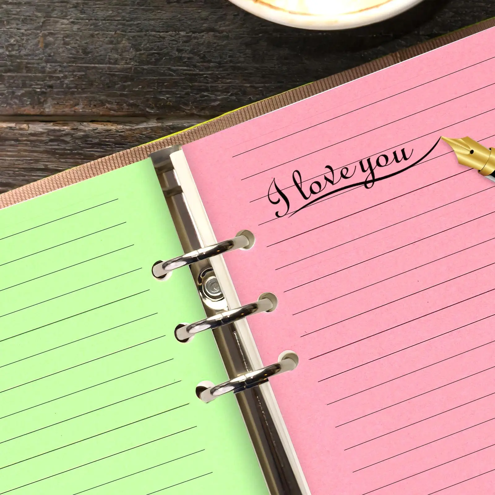 6-Hole Leaf Notebook Planner Refills Thick Smooth Loose Leaf Binder Writing Surface A5 A5 Filler Paper Binder Paper
6-Hole Leaf Notebook Planner Refills Thick Smooth Loose Leaf Binder Writing Surface A5 A5 Filler Paper Binder Paper