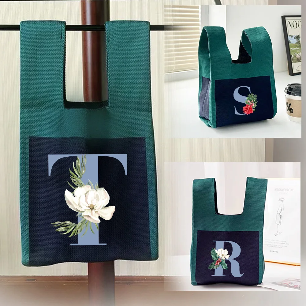Handbag Top-handle Bags Tote Women Bags Portable Knitted Yarn Storage Bag Crochet Bag Shopping Storage Bag Practical Blue Print
Handbag Top-handle Bags Tote Women Bags Portable Knitted Yarn Storage Bag Crochet Bag Shopping Storage Bag Practical Blue Print