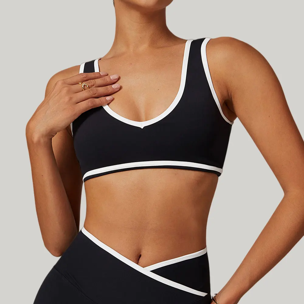 New Color Blocked Sports Bra Women Fast Dry Top High Support Push-up Open Back Gym Wear Fitness Running Yoga Workout Underwear
New Color Blocked Sports Bra Women Fast Dry Top High Support Push-up Open Back Gym Wear Fitness Running Yoga Workout Underwear
