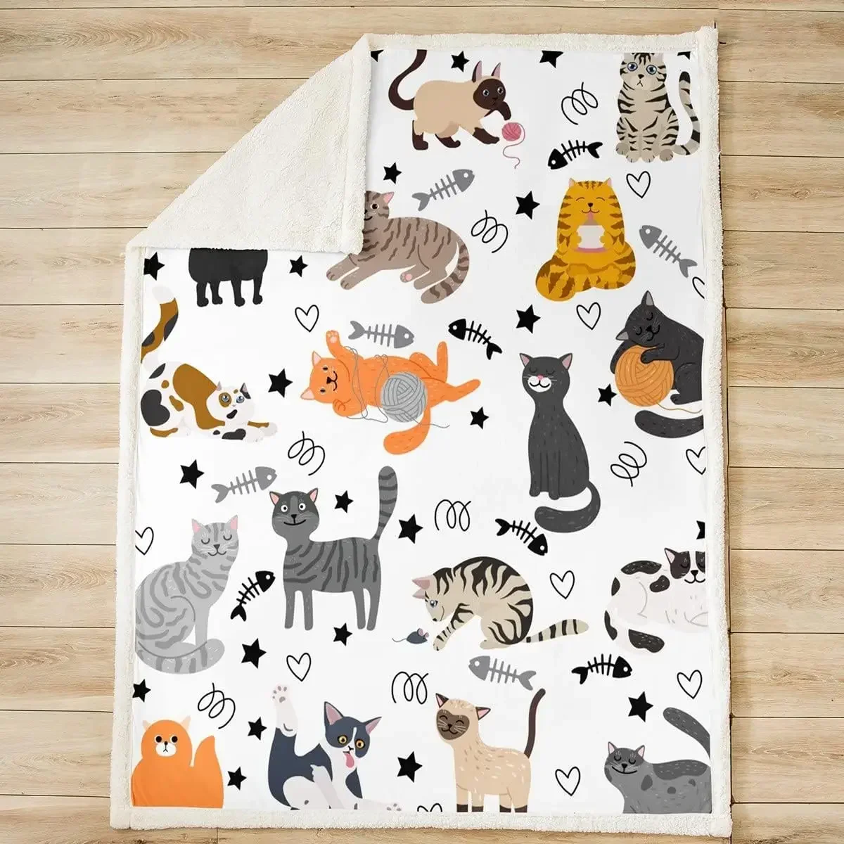 Cartoon Cat Painting Baby BlanketLiving Room Bedroom Bed Sofa Carpet Sleeping Baby BlanketPerfect For Family Gift Decortions
Cartoon Cat Painting Baby BlanketLiving Room Bedroom Bed Sofa Carpet Sleeping Baby BlanketPerfect For Family Gift Decortions