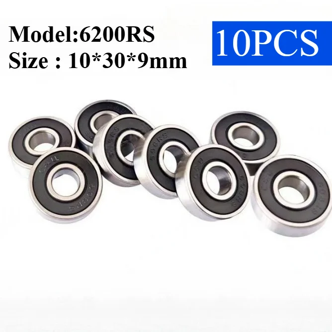 Однорядный радиальный шарикоподшипник Kande 6200RS, 10 шт., ABEC-5 6200 2RS, 10x30x9 мм, 6200RZ
Однорядный радиальный шарикоподшипник Kande 6200RS, 10 шт., ABEC-5 6200 2RS, 10x30x9 мм, 6200RZ